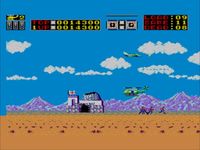 une photo d'Ã©cran de Choplifter sur Sega Master System